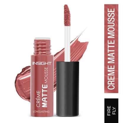 Insight Cosmetics Creme Matte Mousse, 12hr Long Stay & Smudge Proof - Fire Fly