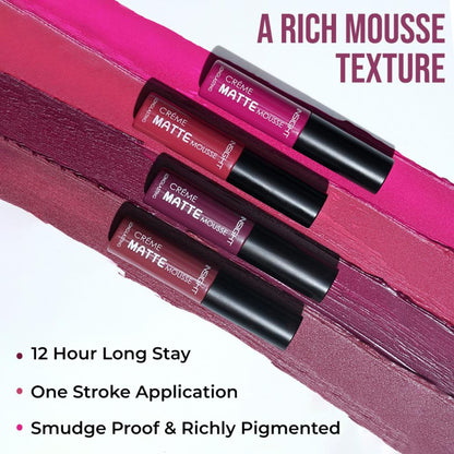 Insight Cosmetics Creme Matte Mousse, 12hr Long Stay & Smudge Proof - Dumpling