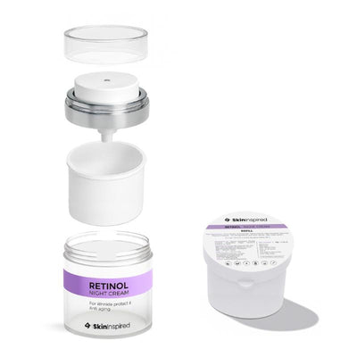 SkinInspired Retinol Night Cream Refill 0.1% Retinol & Hyaluronic Acid Anti-Wrinkle Cream