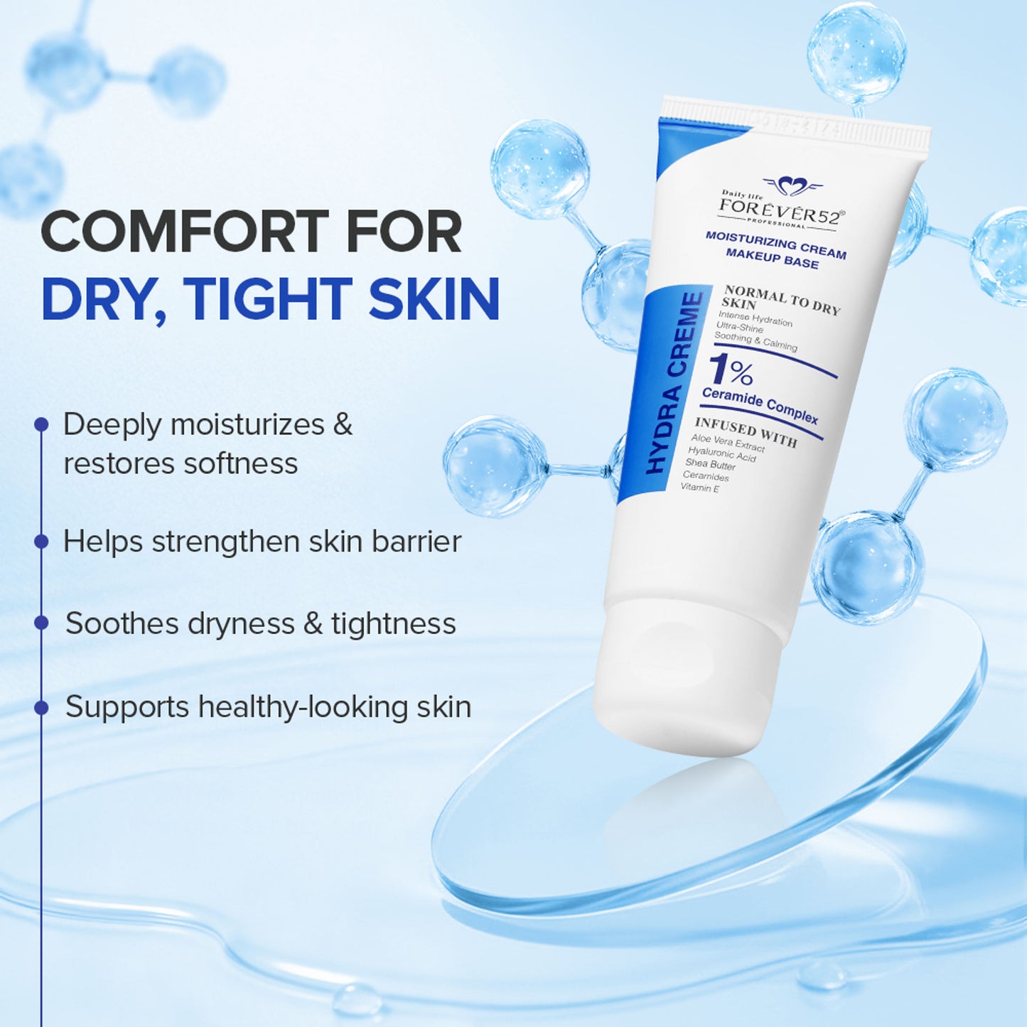 Daily Life Forever52 Hydra Cream Moisturizing Cream Makeup Base FDC001