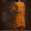 Dhiyona IE Floral Embroidered Kurta with Trousers & With Dupatta