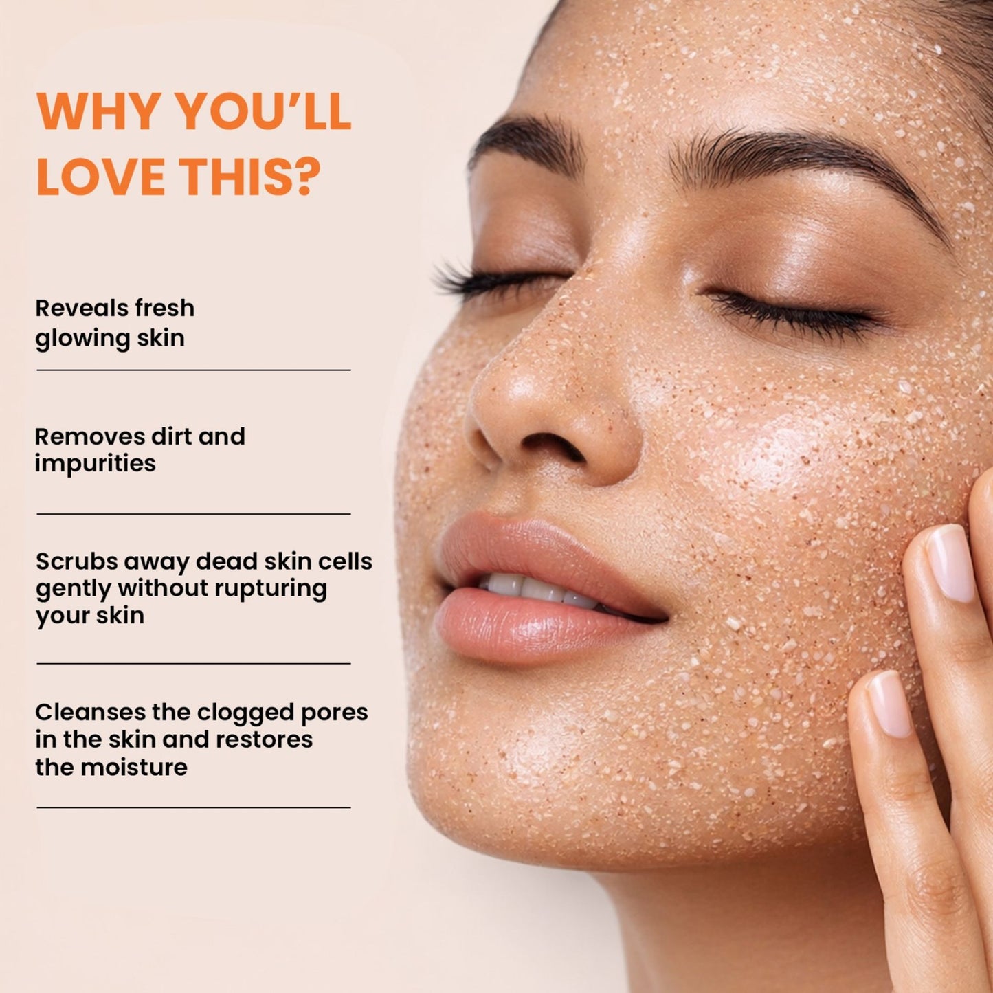Lotus Herbals Apriscrub Fresh Apricot Face Scrub Natural Exfoliating & Chemical Free, All Skin Types