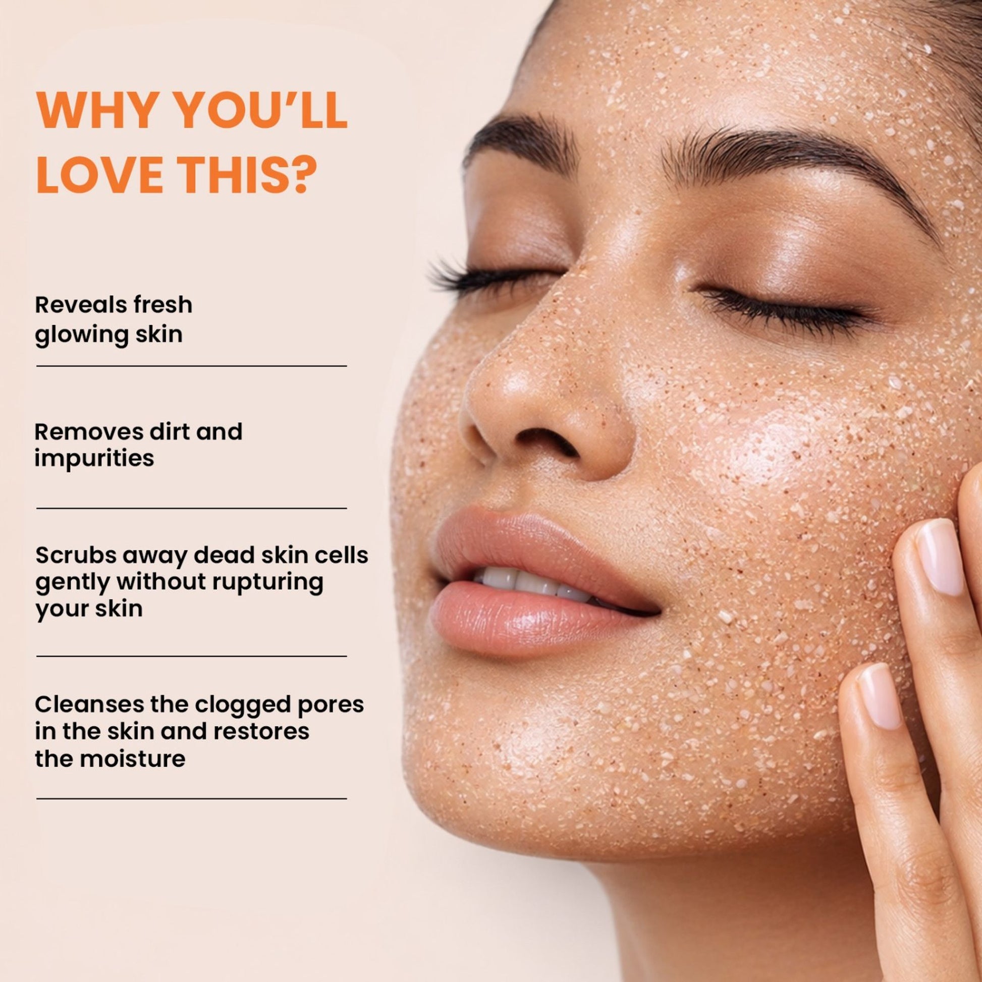 Lotus Herbals Apriscrub Fresh Apricot Scrub Natural Exfoliating Face Scrub Chemical Free