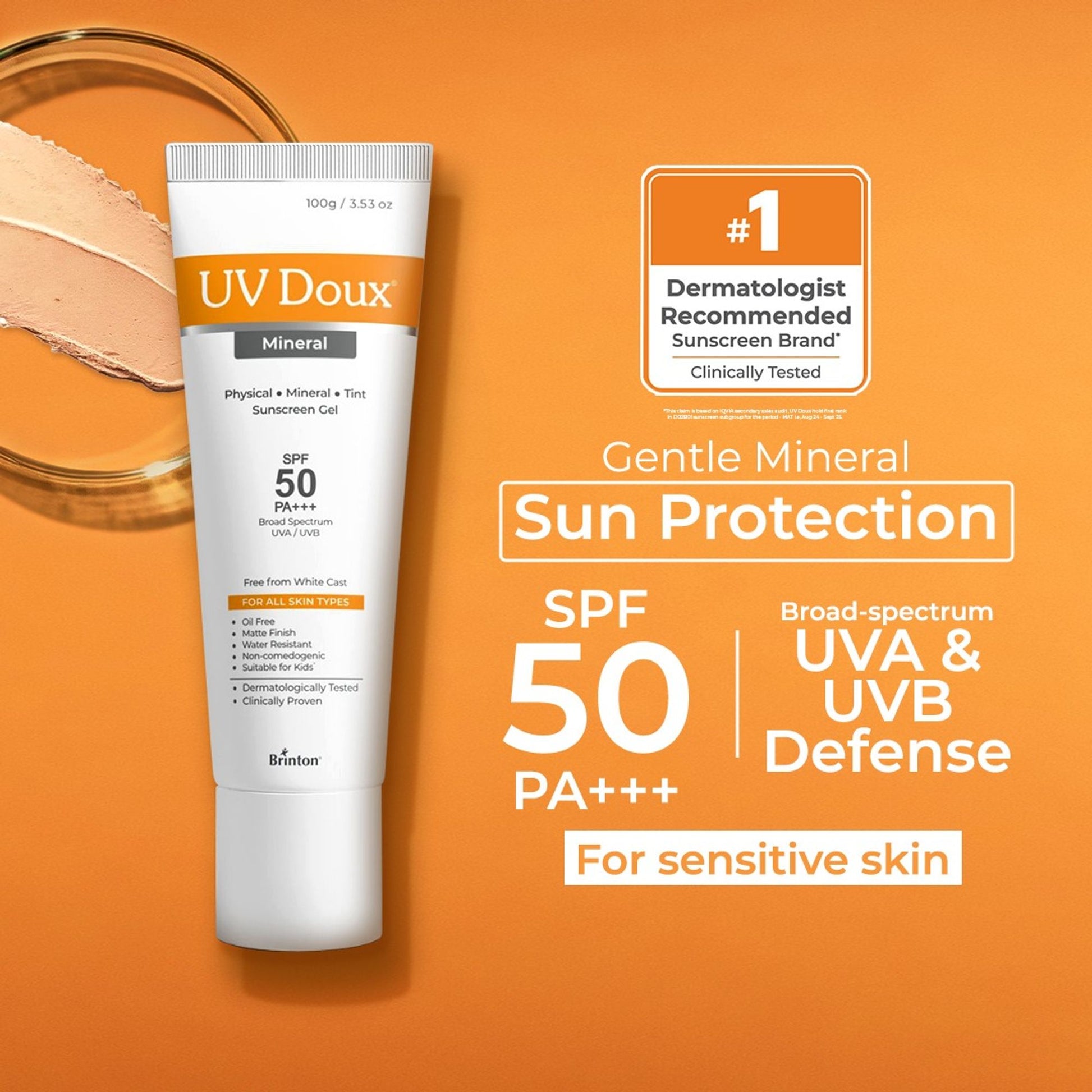 Brinton UV Doux Mineral Sunscreen