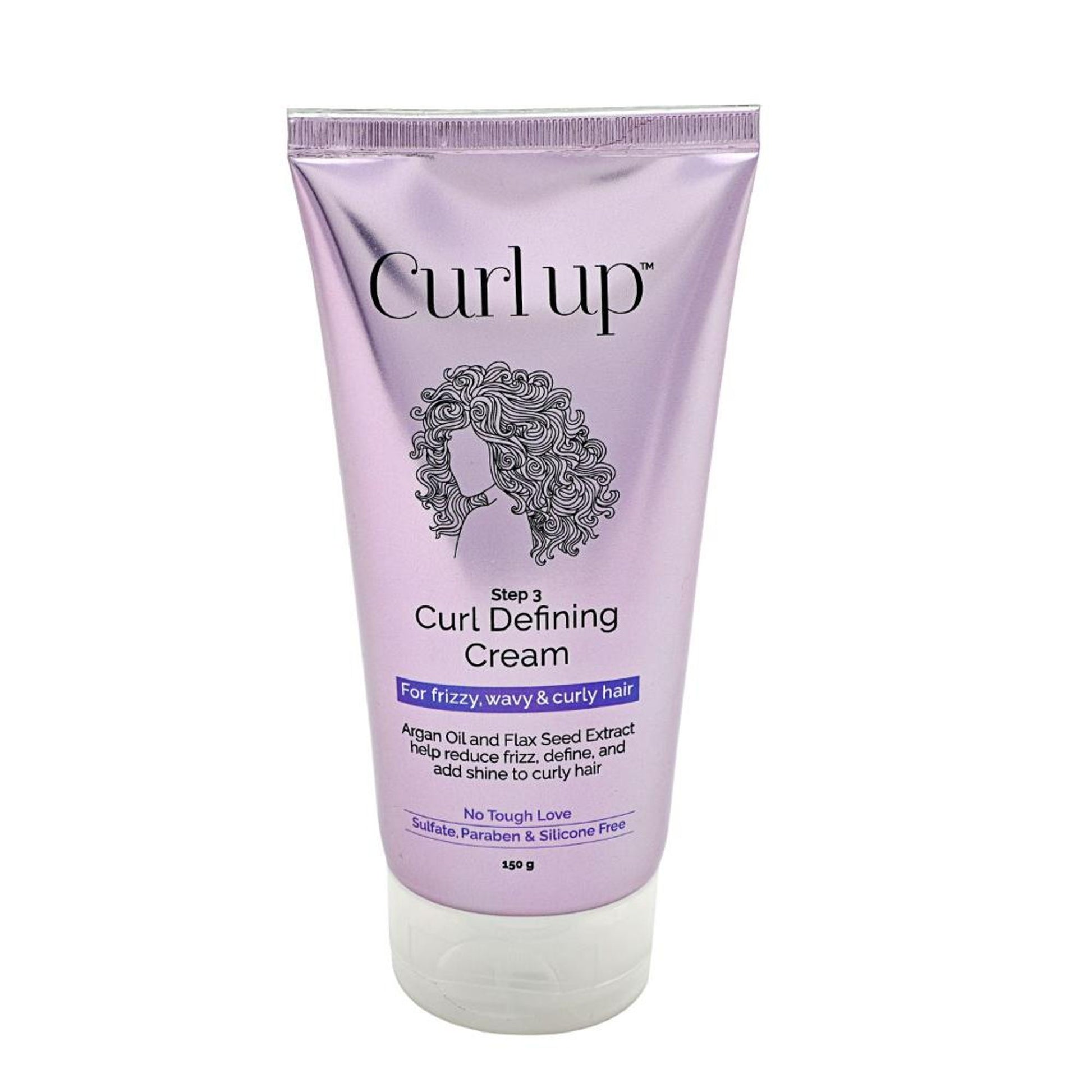Curl Up Curl Defining Cream - All In One Leave In Conditioner - Hair Cream for Wavy & Curly Hair