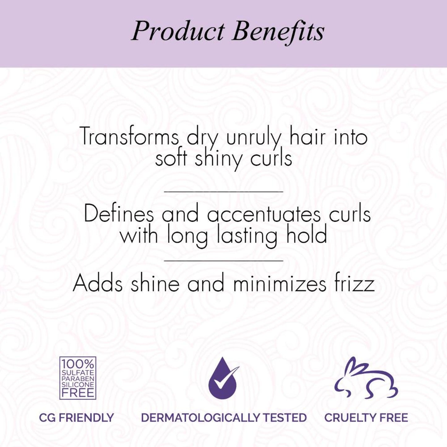 Curl Up Curl Defining Cream - All In One Leave In Conditioner - Hair Cream for Wavy & Curly Hair