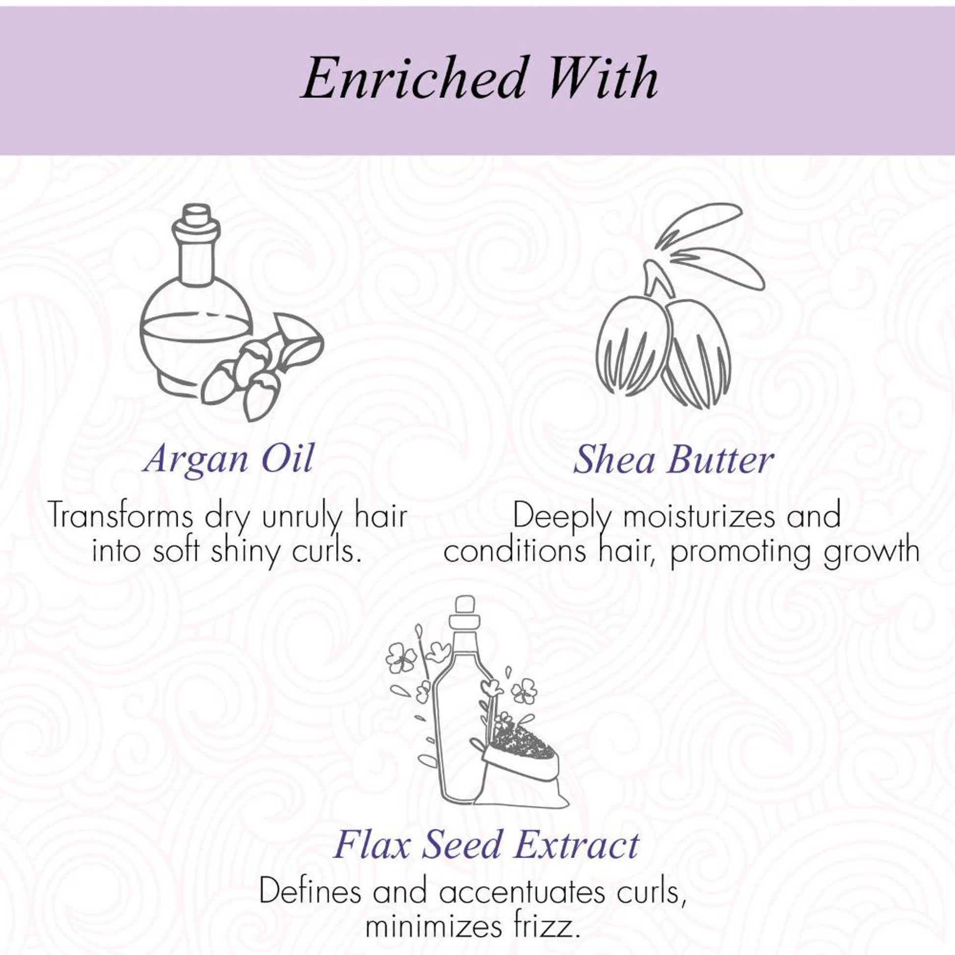 Curl Up Curl Defining Cream - All In One Leave In Conditioner - Hair Cream for Wavy & Curly Hair