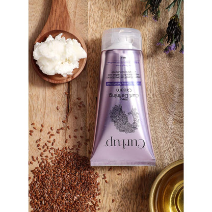 Curl Up Curl Defining Cream - All In One Leave In Conditioner - Hair Cream for Wavy & Curly Hair