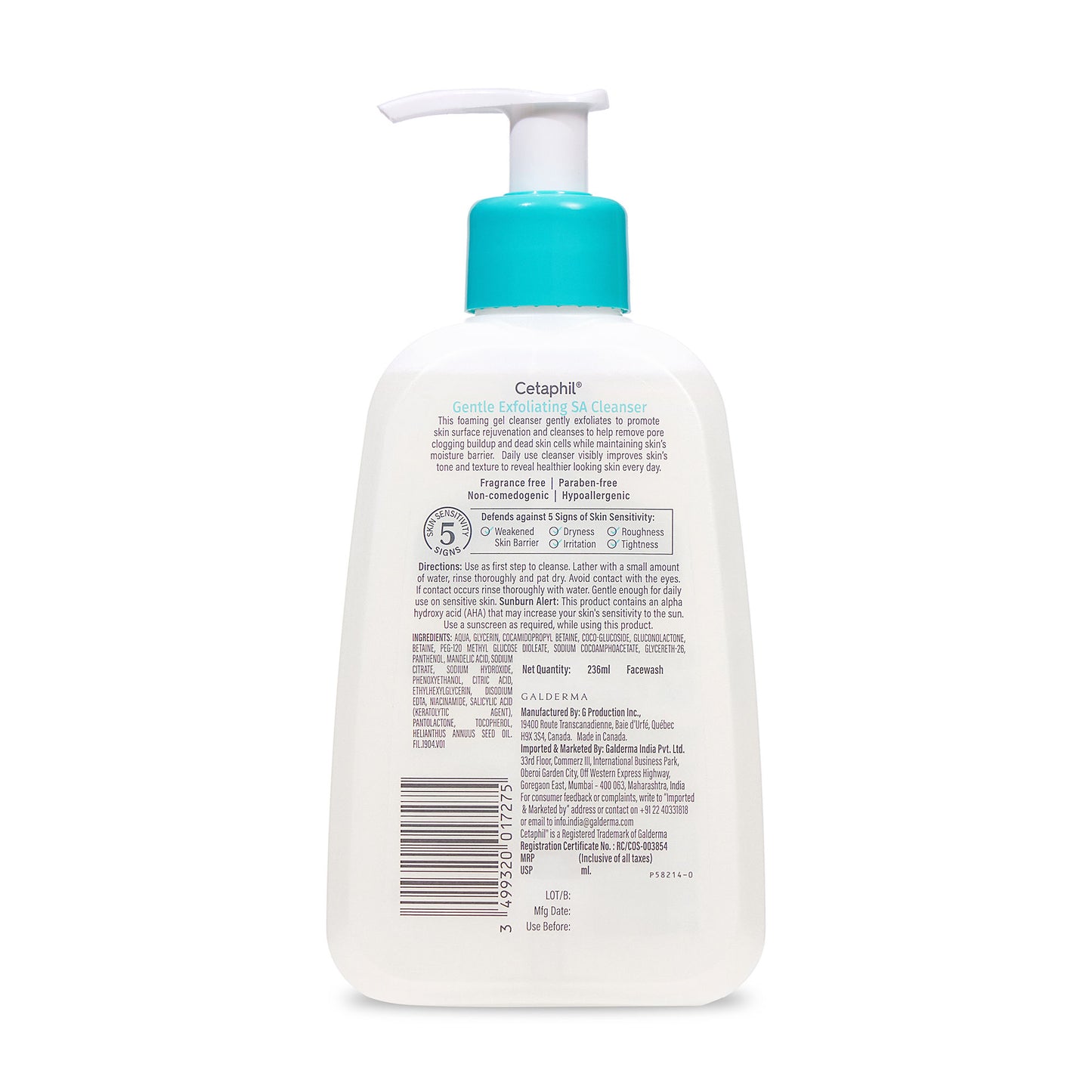 Cetaphil Gentle Exfoliating SA Cleanser