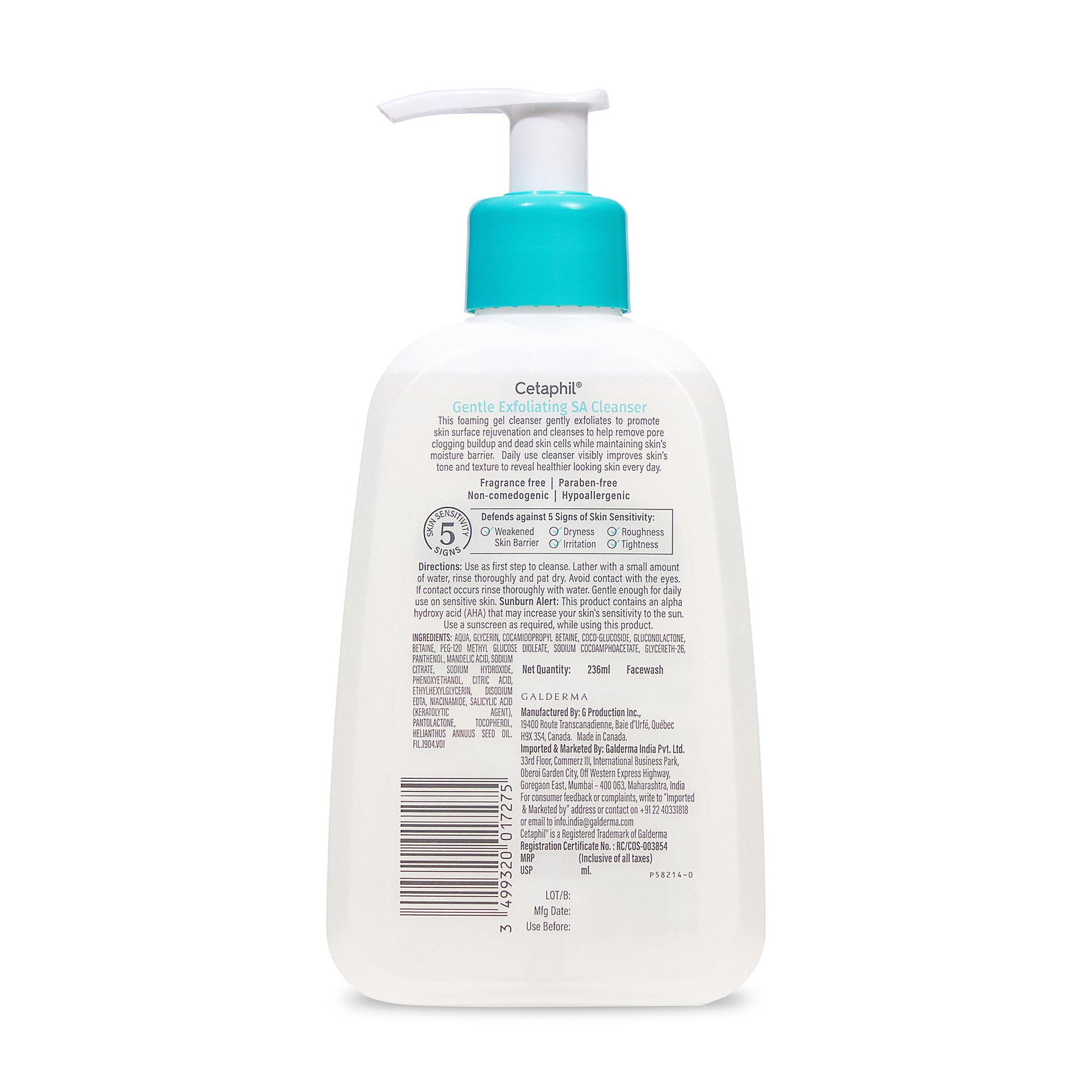 Cetaphil Gentle Exfoliating SA Cleanser