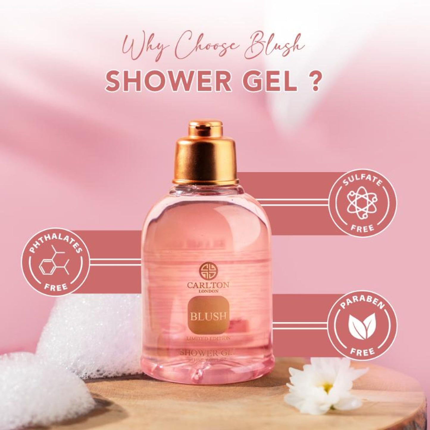 Carlton London Perfume Blush Shower Gel