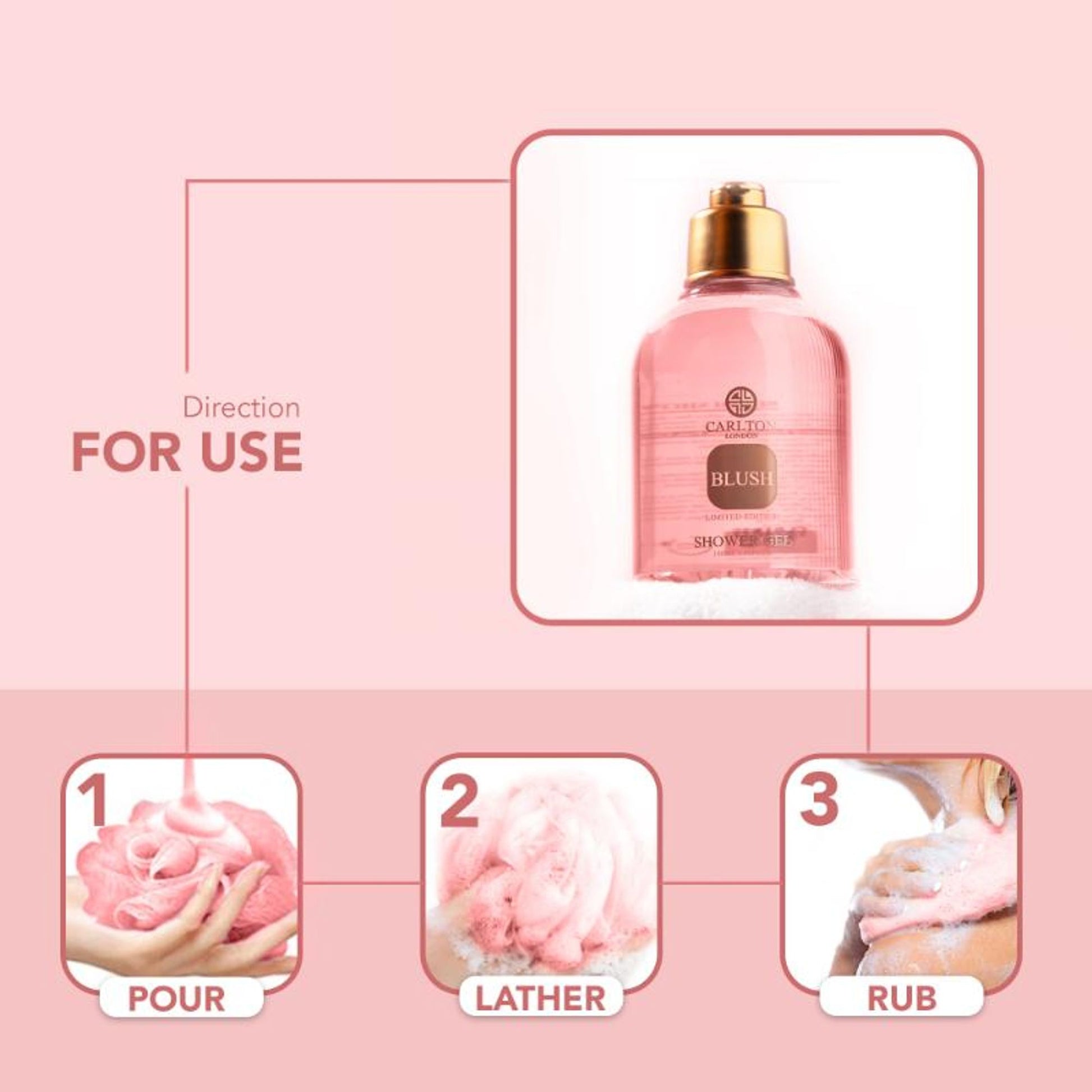Carlton London Perfume Blush Shower Gel