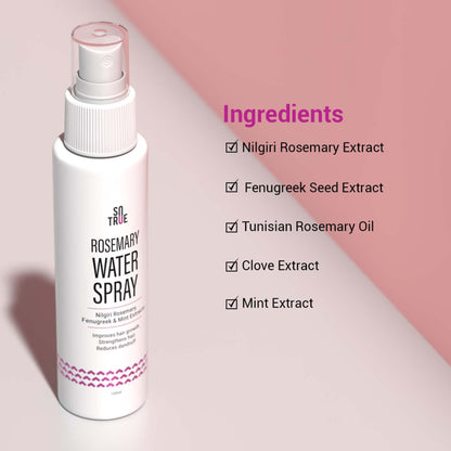 Sotrue Rosemary Water Spray For Hair Growth, Anti-Frizz & Dandruff Control
