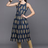 Indyancart IE Ethnic Motifs Printed A-Line Kurta