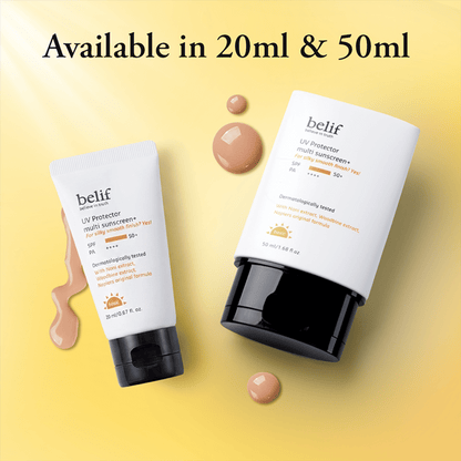 belif Multi-Vitamin Tinted Korean Sunscreen SPF50+ PA++++ Flawless Poreless Primer, In Vivo Tested