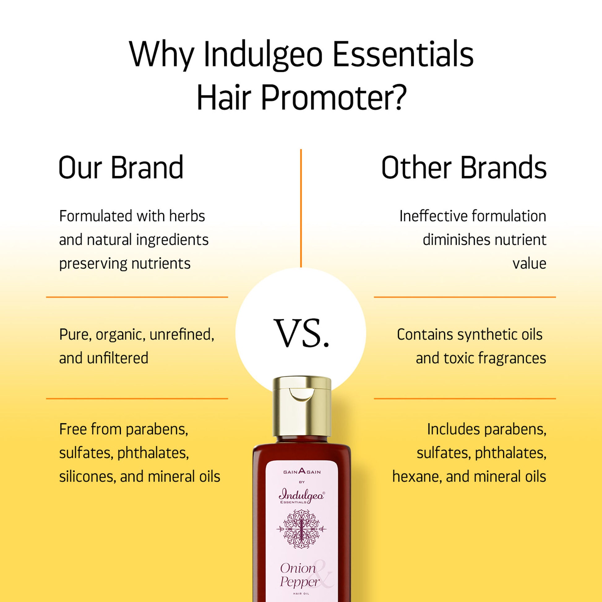 Indulgeo Essentials Onion Pepper Hair Oil