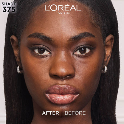 L'Oreal Paris Infallible 24H Fresh Wear Waterproof Powder Foundation - Deep Amber 375