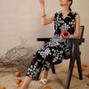 Dhiyona IE Women Printed Regular Pure Cotton Kurta with Trousers