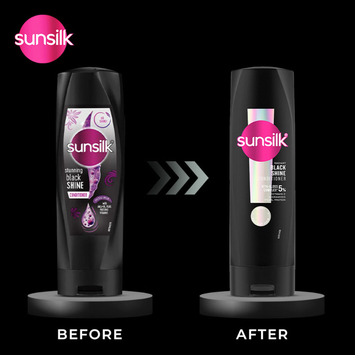 Sunsilk Stunning Black Shine Amla Pearl Complex Conditioner