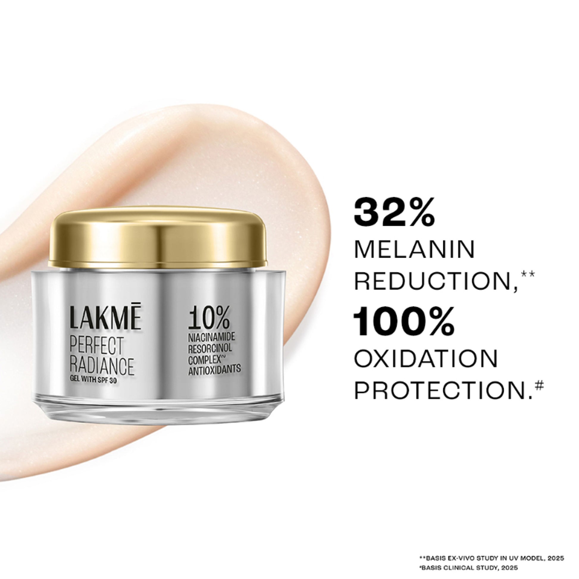 Lakme Perfect Radiance Pigmentation Treatment Gel with 10% Niacinamide Resorcinol Complex, 50g