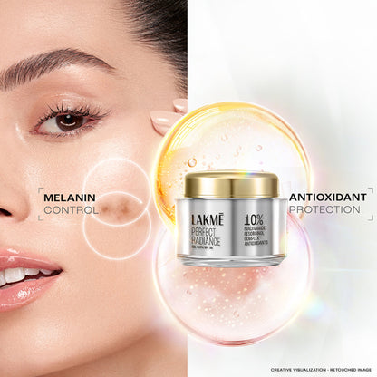 Lakme Perfect Radiance Pigmentation Treatment Gel with 10% Niacinamide Resorcinol Complex, 50g