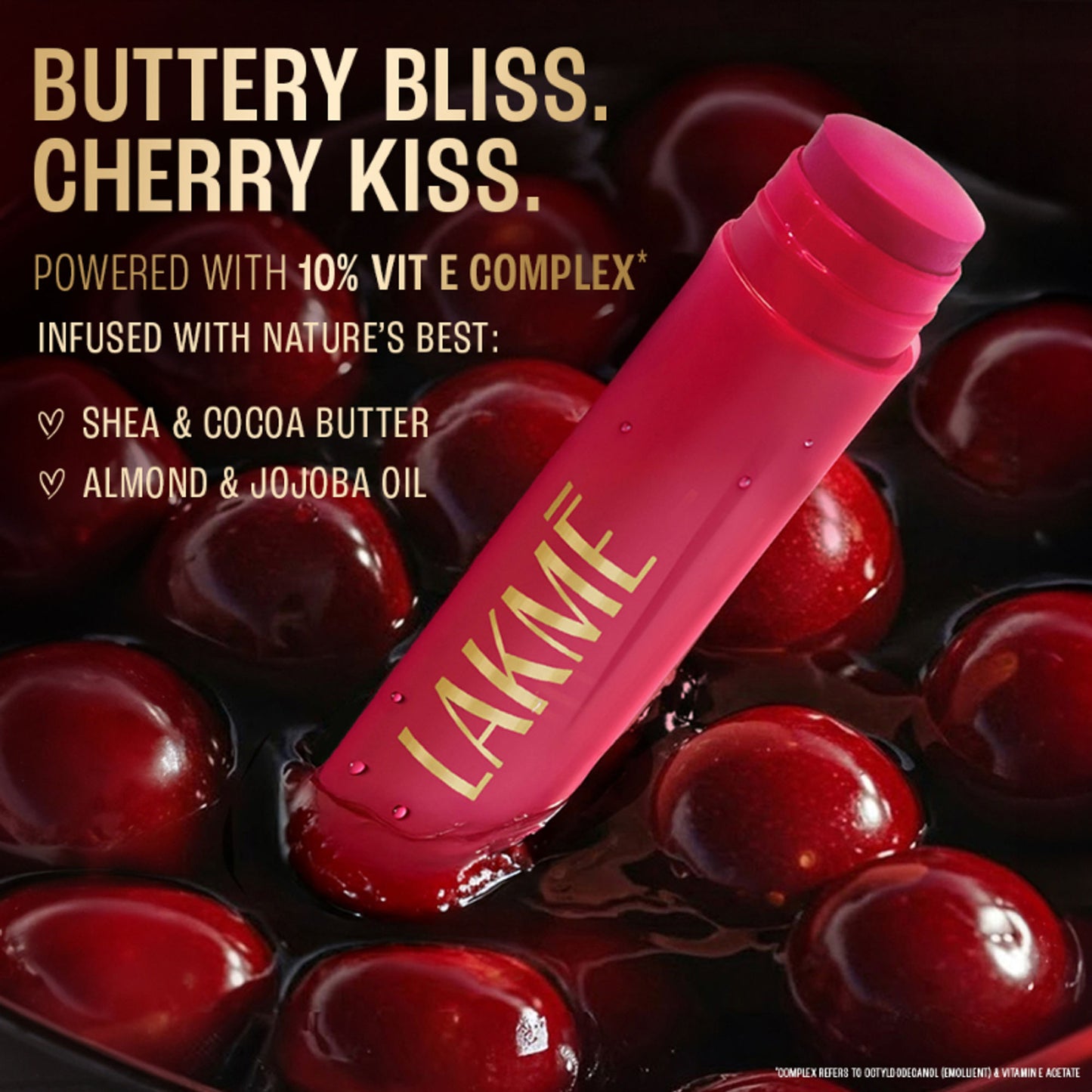 Lakme Lip Love Chapstick SPF 15 - Cherry
