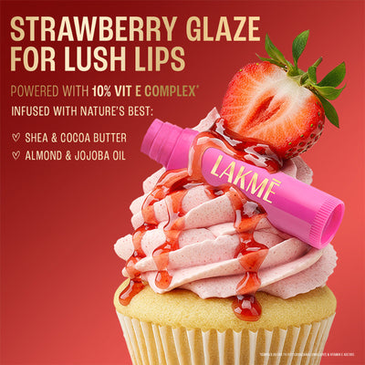 Lakme Lip Love Chapstick SPF 15 - Strawberry