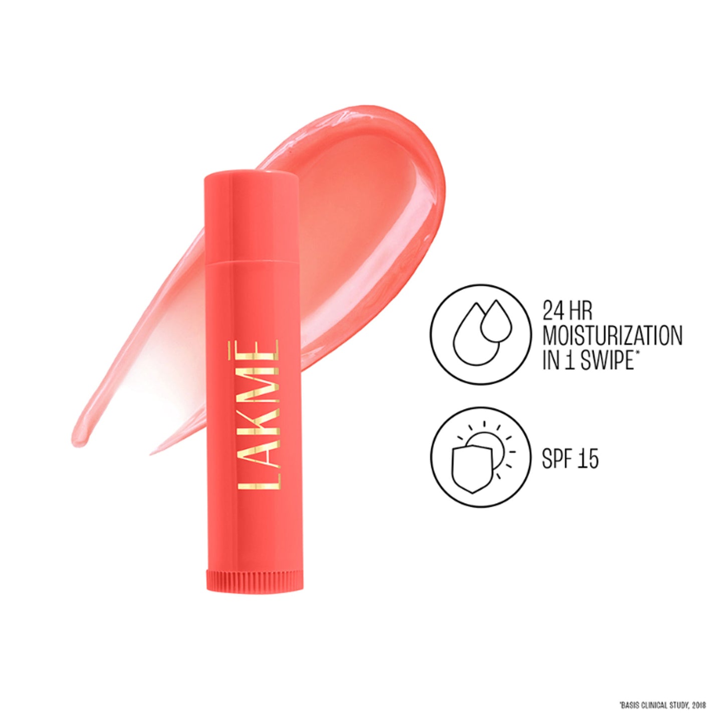 Lakme Lip Love Chapstick SPF 15 - Apricot