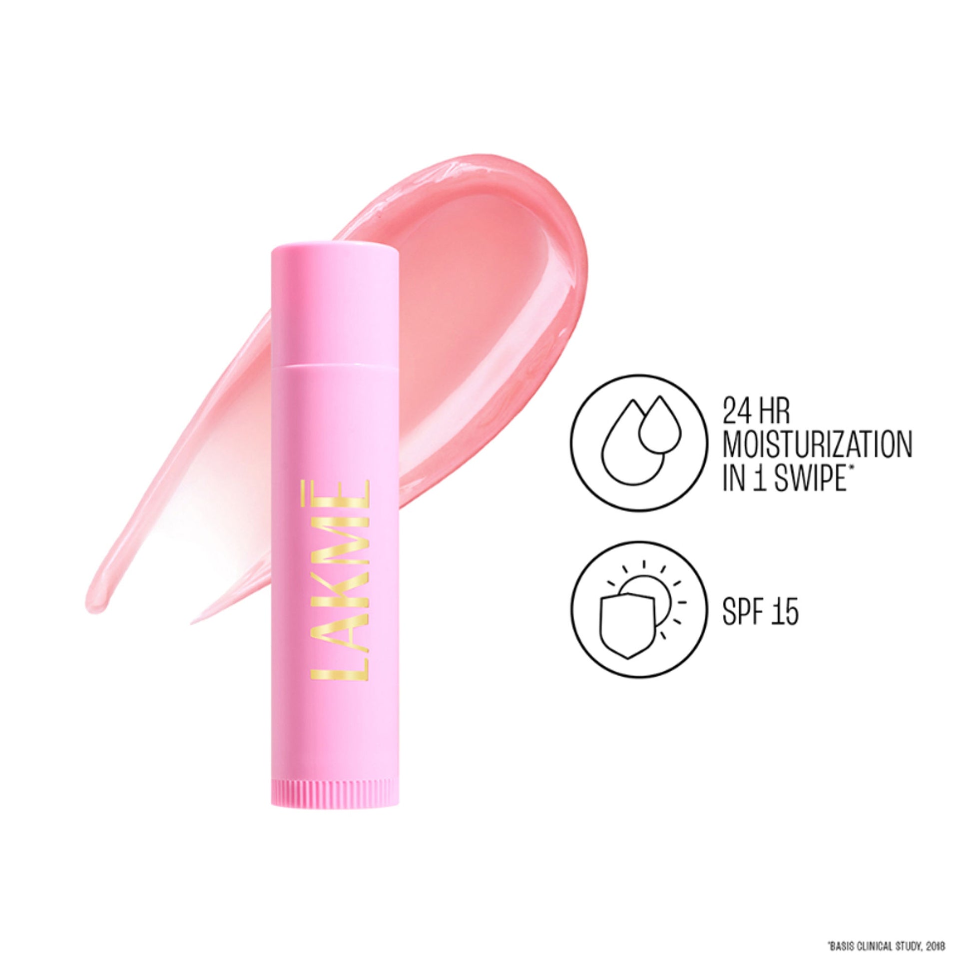 Lakme Lip Love Chapstick SPF 15 - Insta Pink