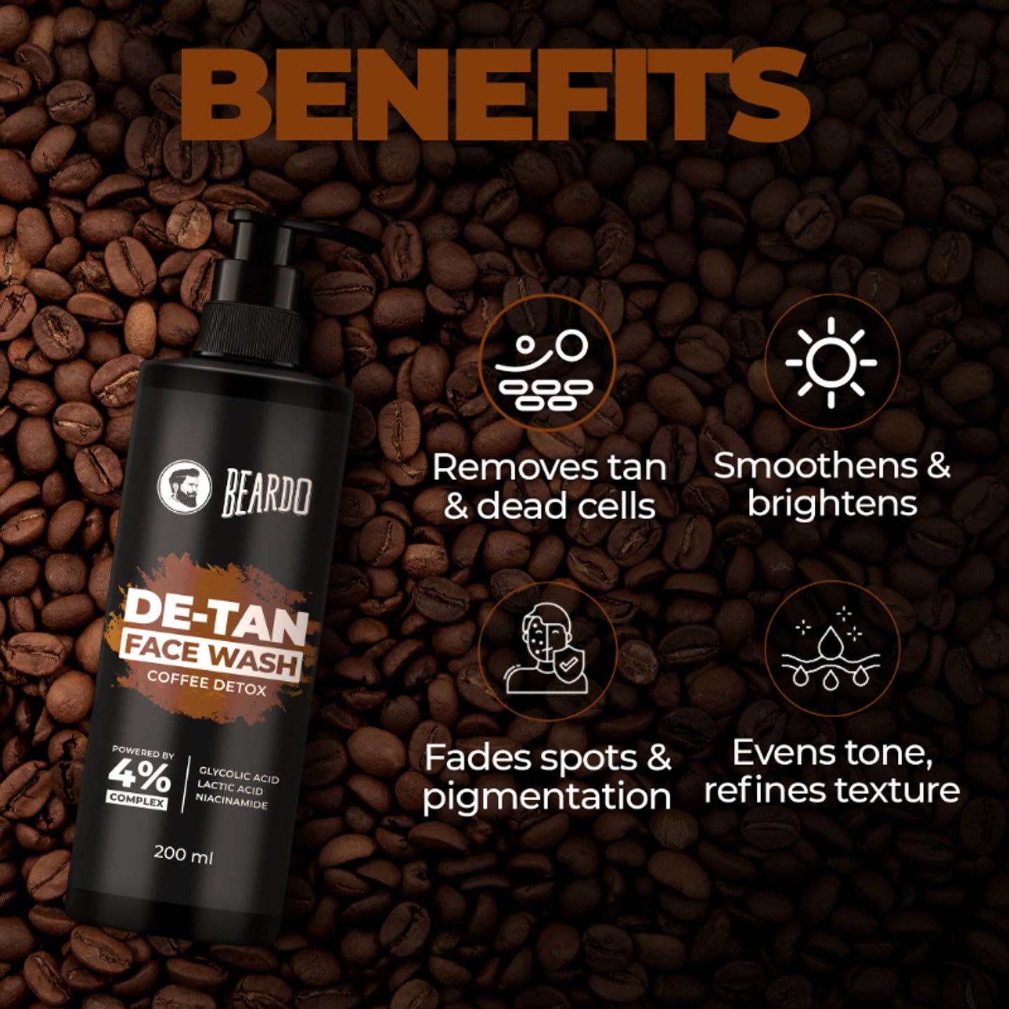Beardo De-Tan Face Wash for Men