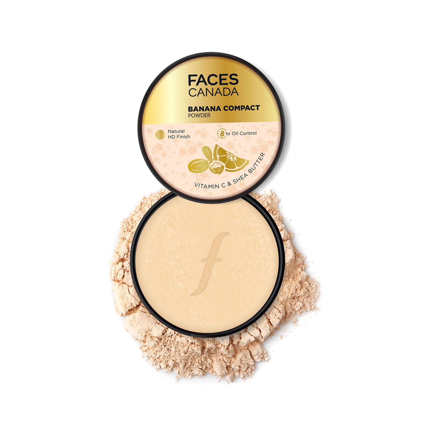 Faces Canada Banana Compact And Baking Powder With Vitamin C & Shea Butter