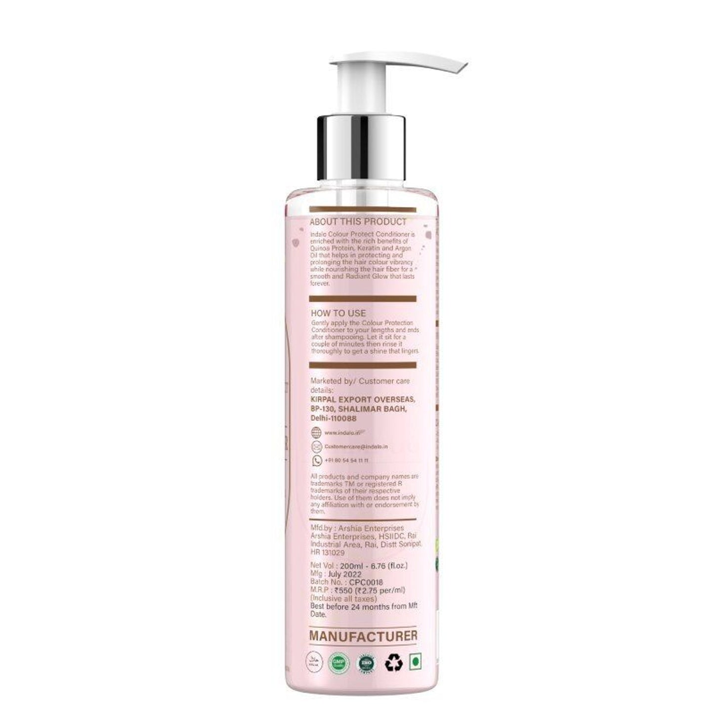 Indalo Quinoa Protein Colour Protect Conditioner With Keratin