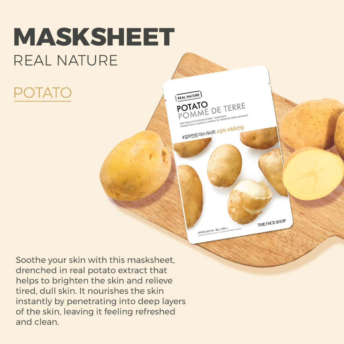 The Face Shop Real Nature Face Mask - Potato
