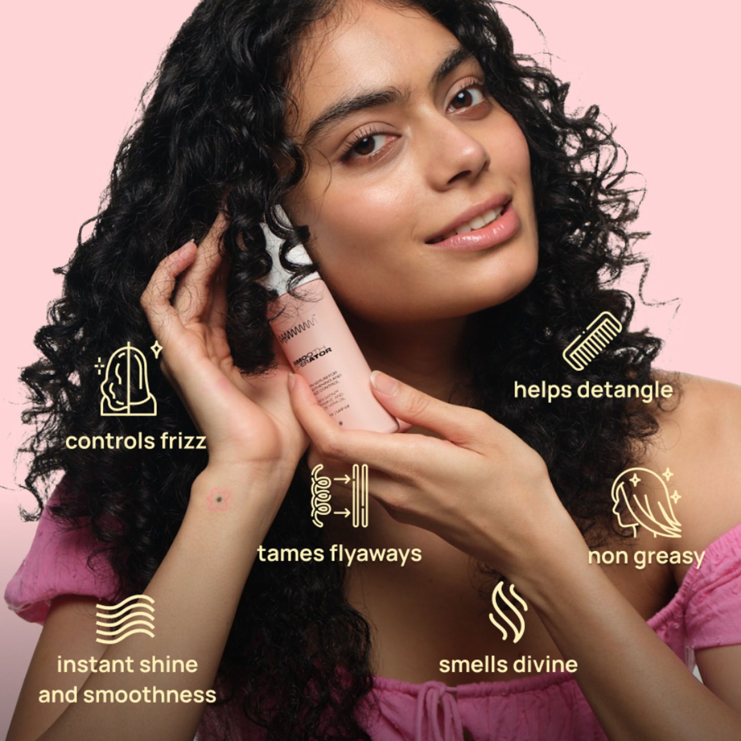 Sammmm Smooth Operator Satin Serum For Smoothening And Frizz Control