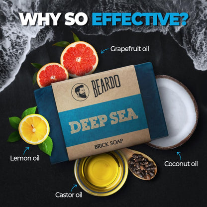 Beardo Deep Sea Brick Soap