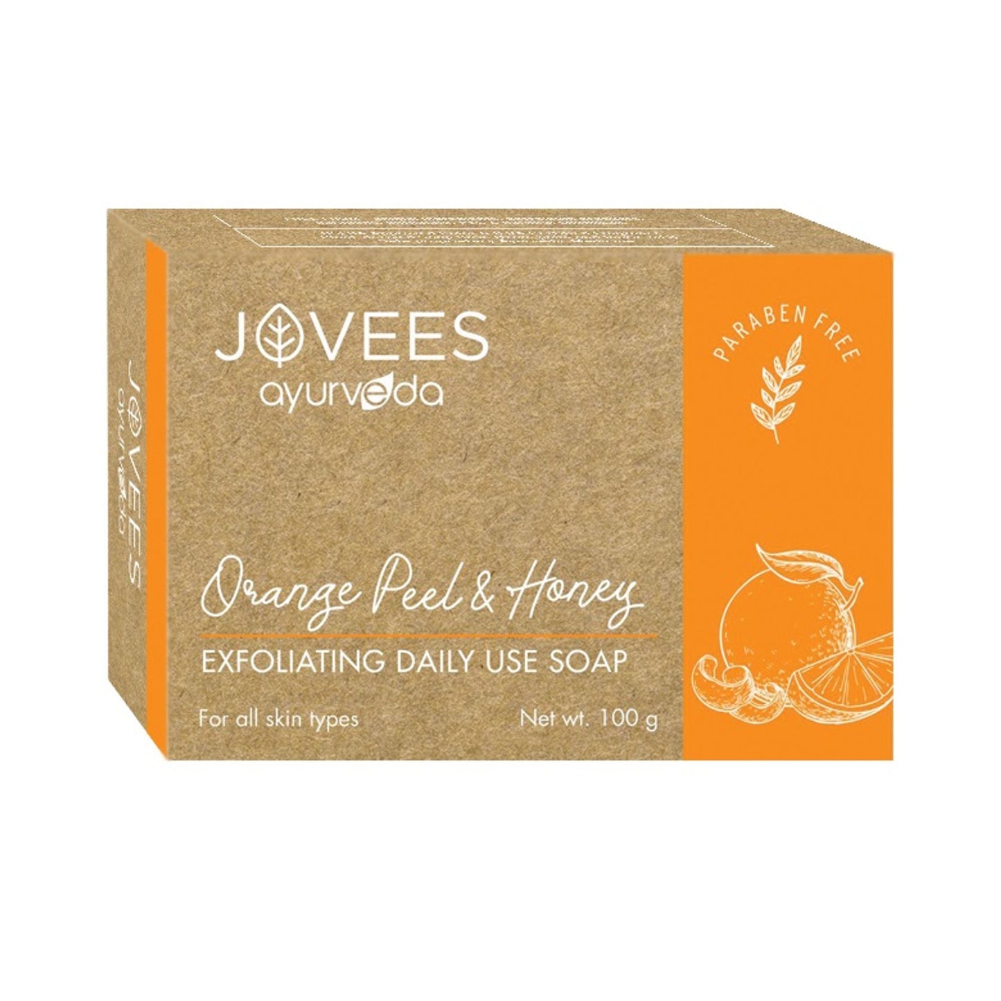 Jovees Orange Peel & Honey Exfoliating Daily Use Soap