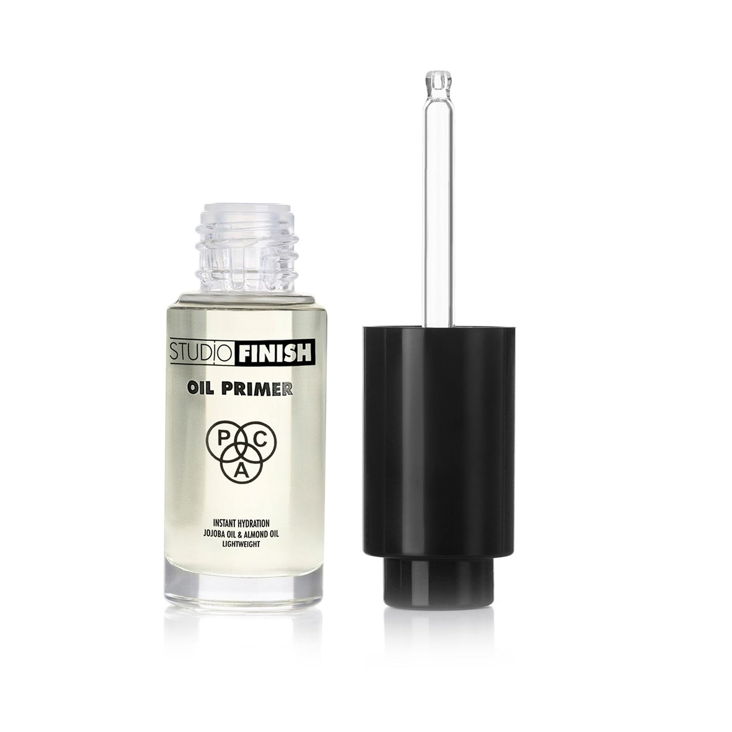 PAC Studio Finish Oil Primer For Dry Skin - UltraLight, Fast Absorbing, Jojoba Oil Hydrates Skin