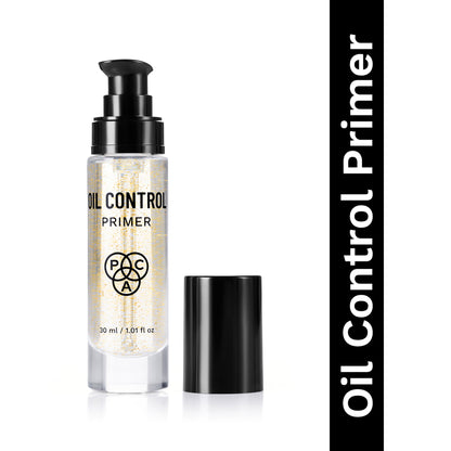 PAC Oil Control Primer - Infused with 24K Gold Leaf Extracts, Controls Oil & Shine Minimizes Pores