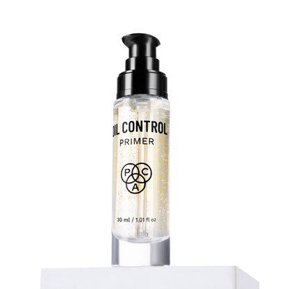 PAC Oil Control Primer - Infused with 24K Gold Leaf Extracts, Controls Oil & Shine Minimizes Pores
