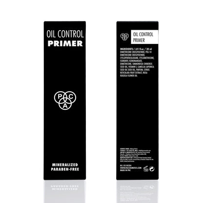 PAC Oil Control Primer - Infused with 24K Gold Leaf Extracts, Controls Oil & Shine Minimizes Pores