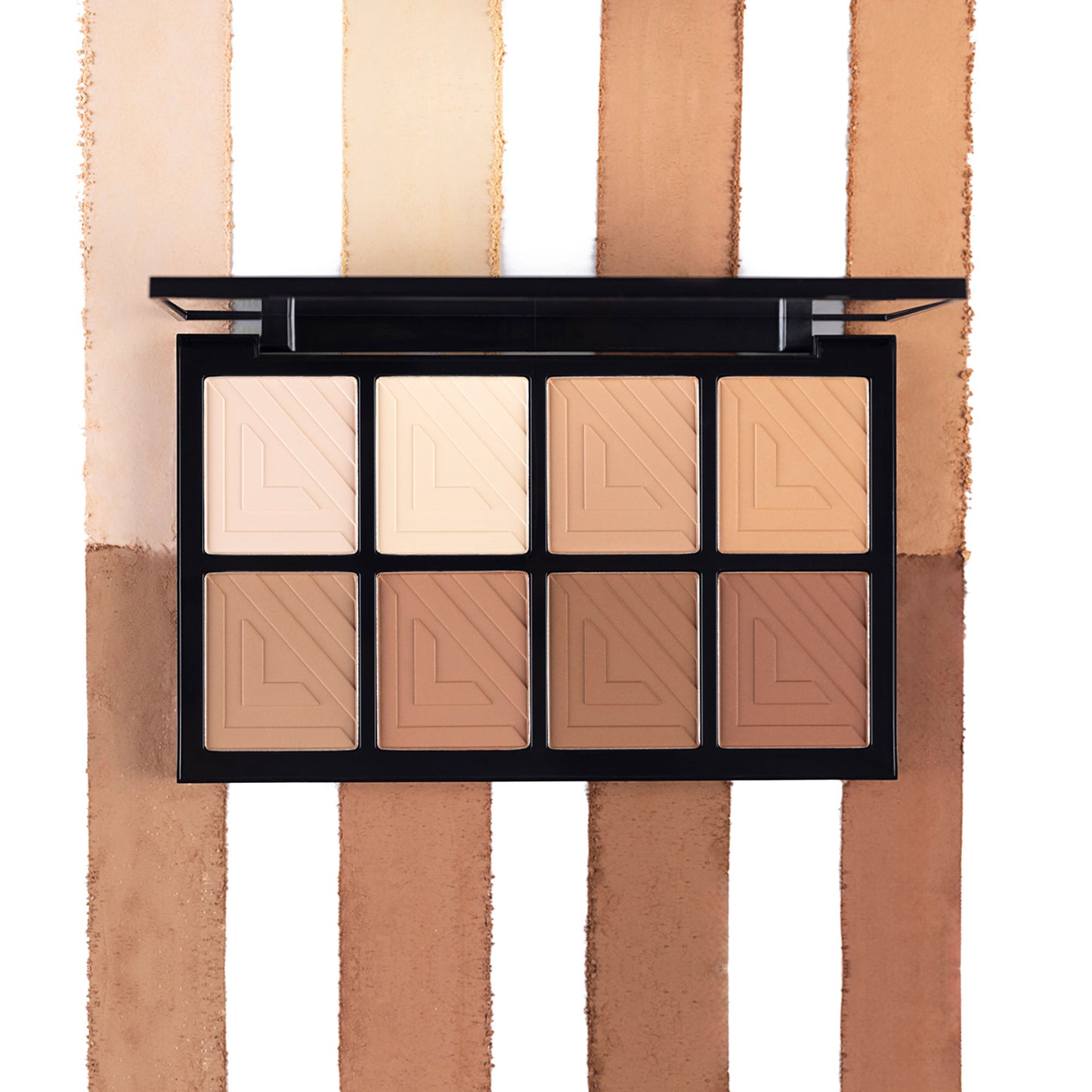 PAC Spotlight Contour Palette X8 - All in One MUA Palette, High Payoff, Shades for every Skin Tone