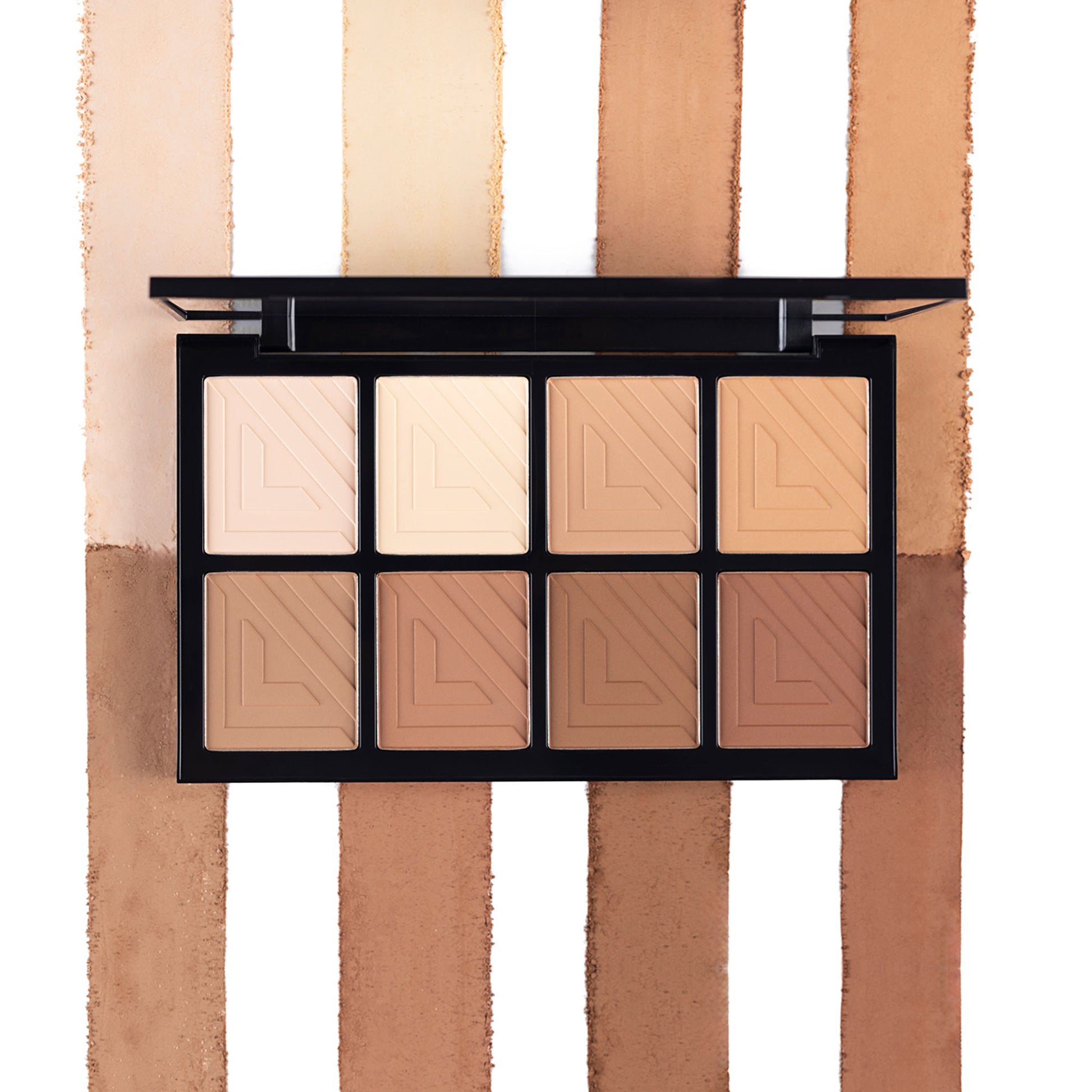 PAC Spotlight Contour Palette X8 - All in One MUA Palette, High Payoff, Shades for every Skin Tone