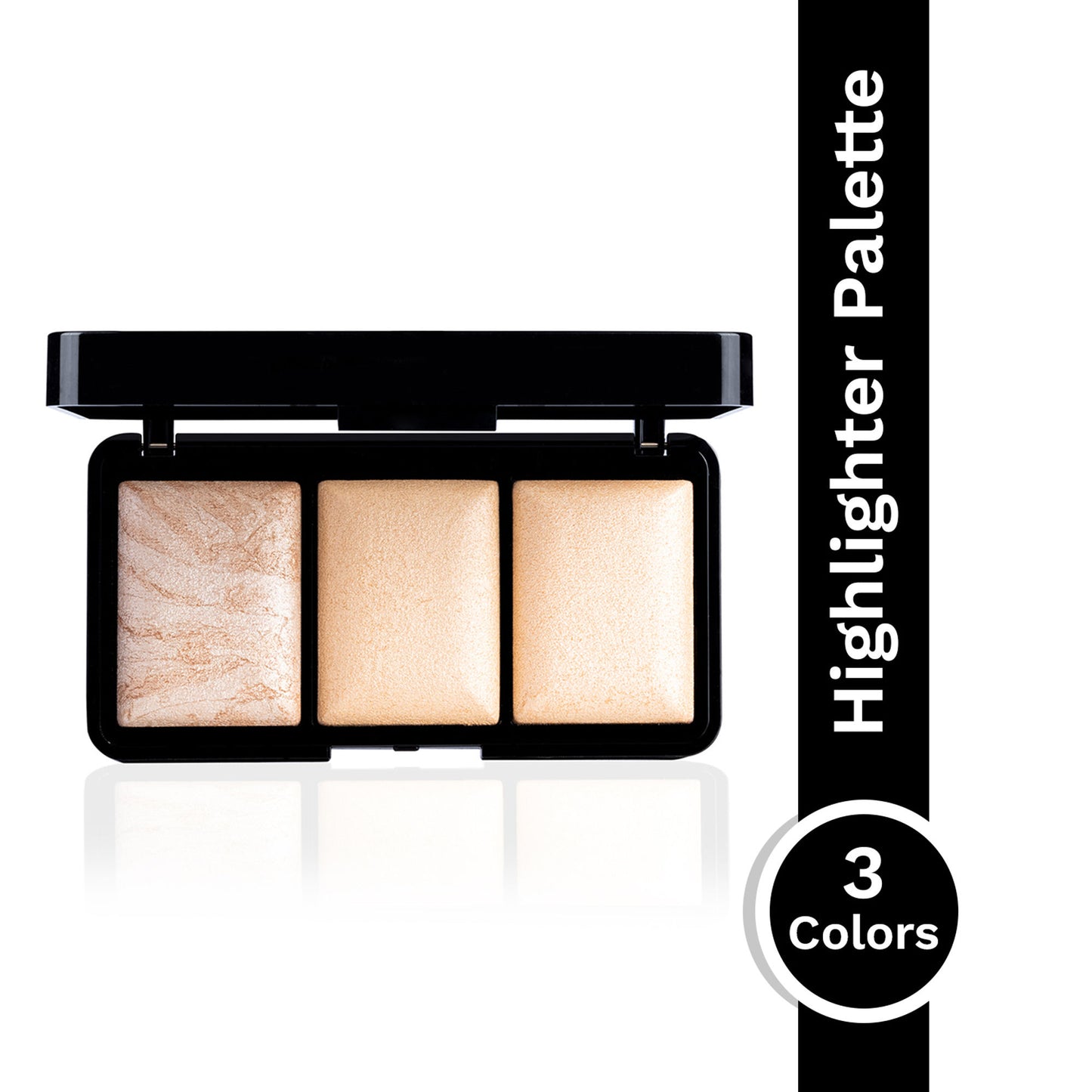 PAC Trio Glow Highlighter X3 Gold - Ultra Blinding Finish, Silky Smooth Texture, Blends Seamlessly