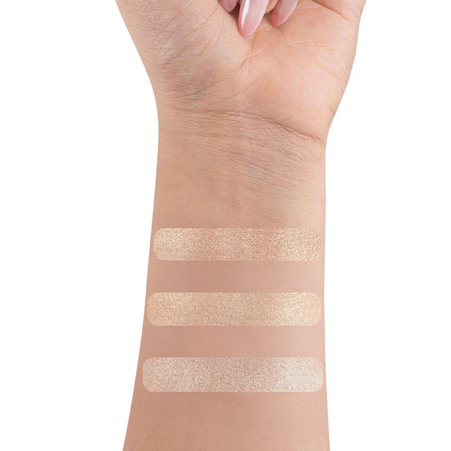 PAC Trio Glow Highlighter X3 Gold - Ultra Blinding Finish, Silky Smooth Texture, Blends Seamlessly