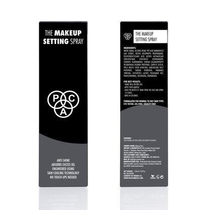 PAC Oil Control Makeup Setting Spray - Lightweight Mist, Controls Oil & Prolongs Makeup Wear