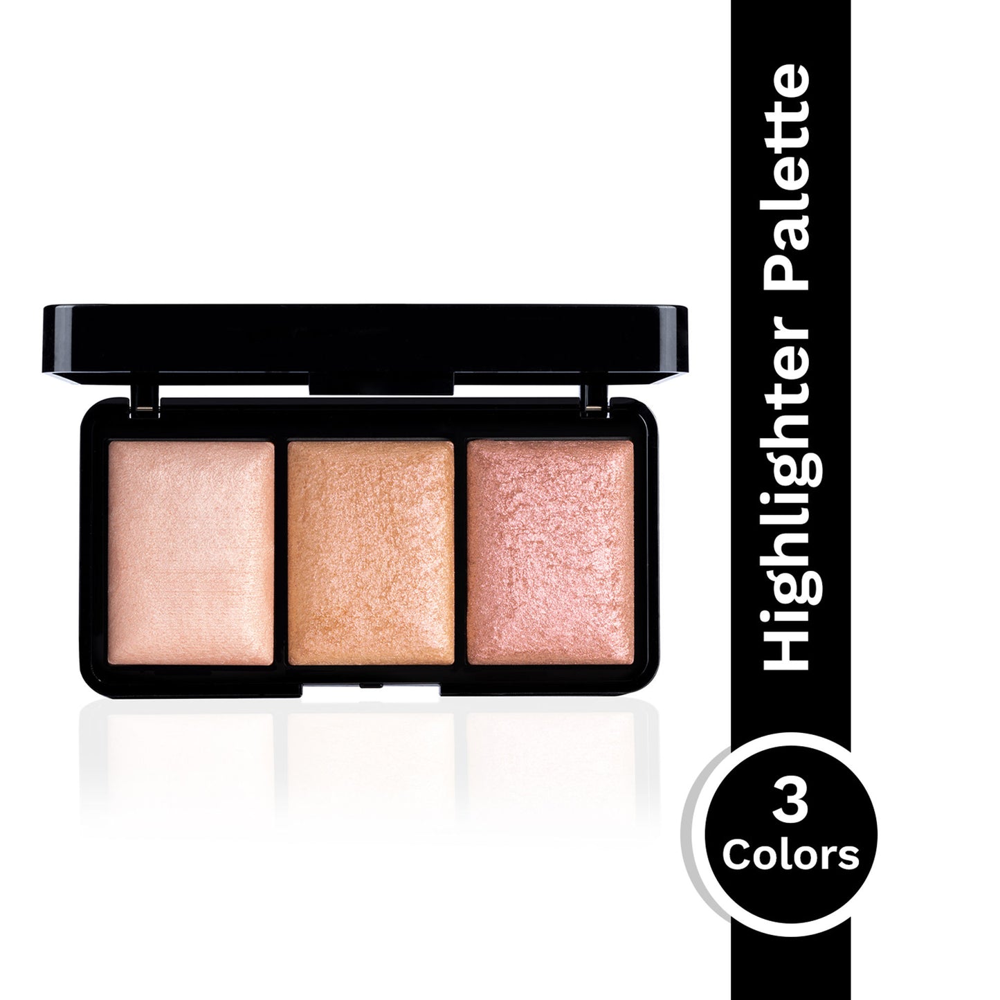 PAC Trio Glow Highlighter X3 Pink - Ultra Blinding Finish, Silky Smooth Texture, Blends Seamlessly