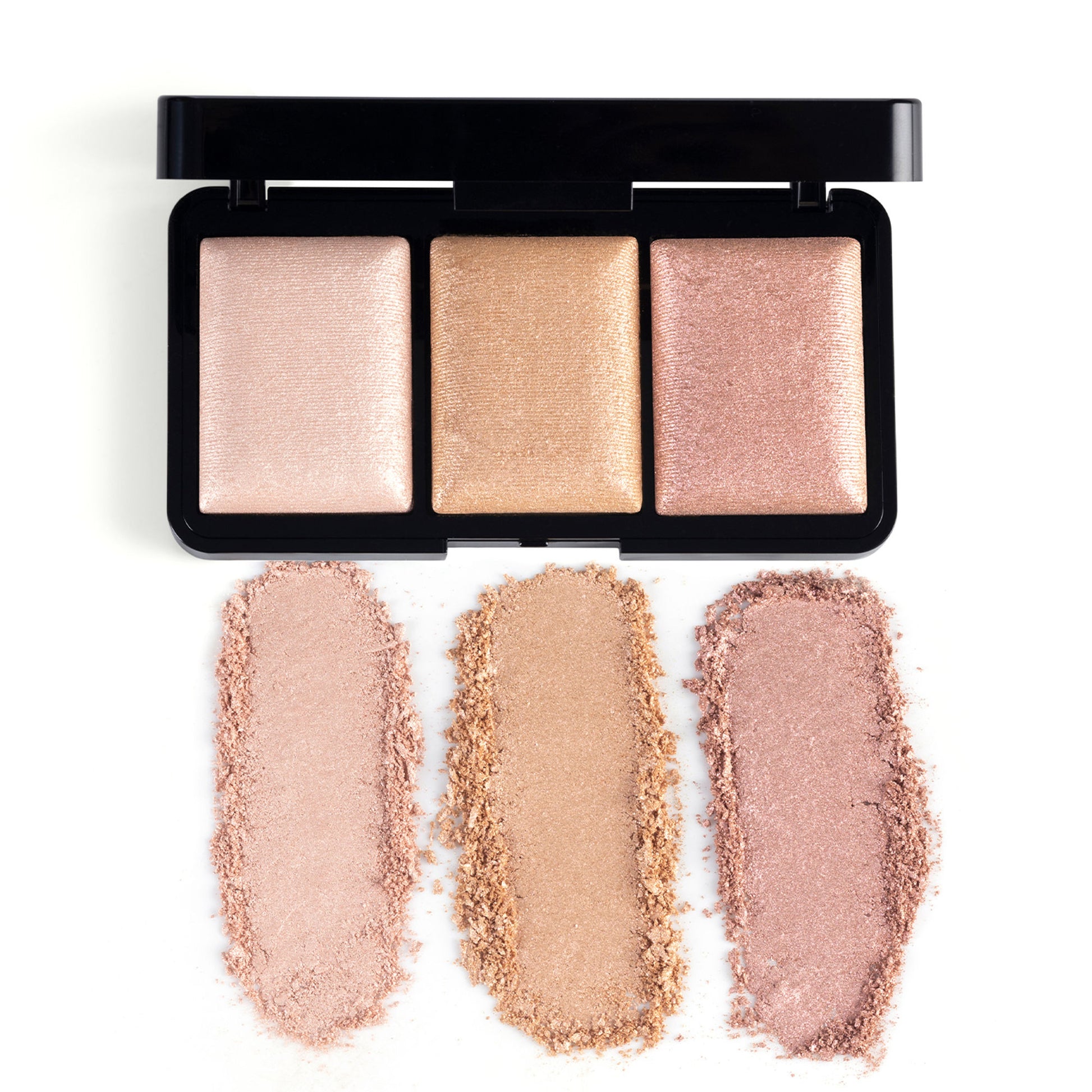 PAC Trio Glow Highlighter X3 Pink - Ultra Blinding Finish, Silky Smooth Texture, Blends Seamlessly