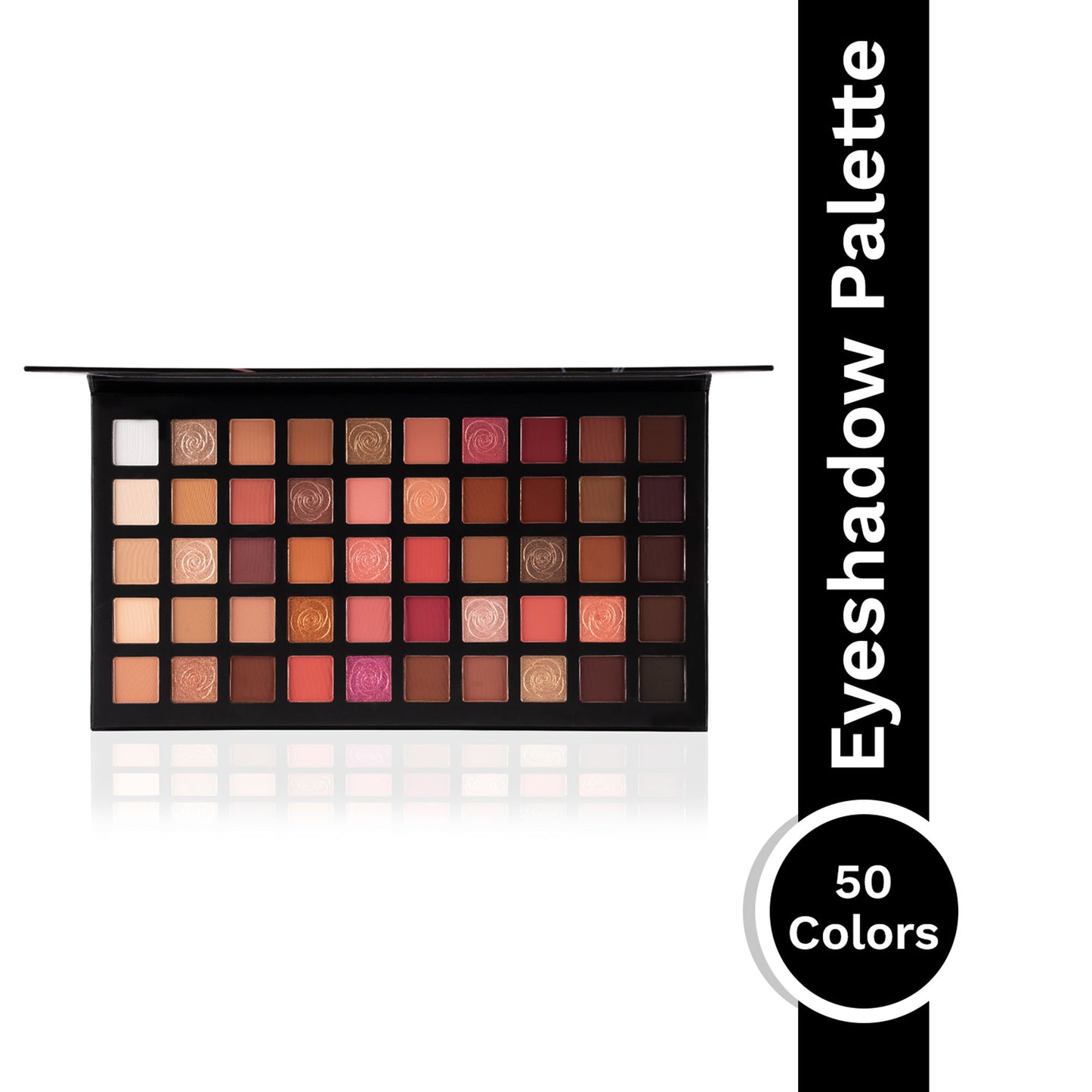 PAC Rock & Rose Eyeshadow Palette - Blendable Mattes, Shimmers & Chromes, Perfect Transition Shades