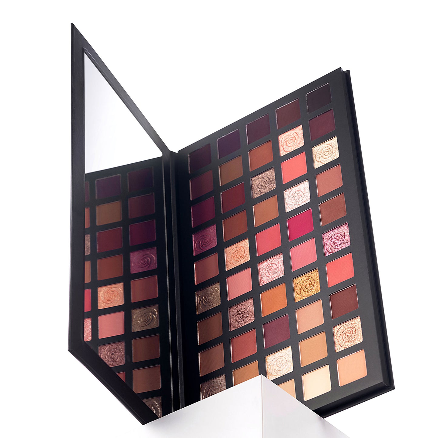 PAC Rock & Rose Eyeshadow Palette - Blendable Mattes, Shimmers & Chromes, Perfect Transition Shades