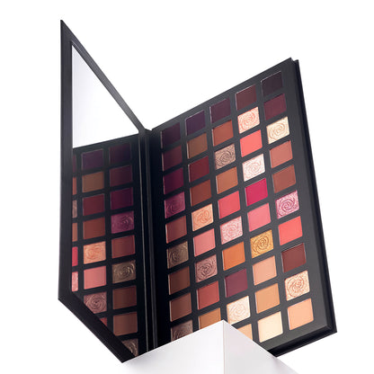 PAC Rock & Rose Eyeshadow Palette - Blendable Mattes, Shimmers & Chromes, Perfect Transition Shades